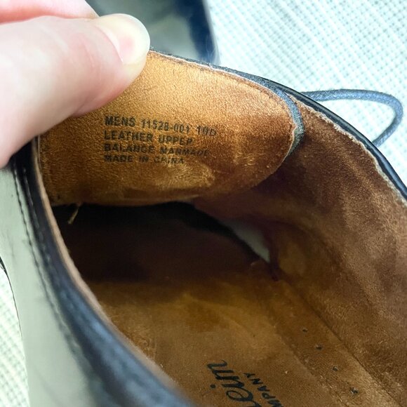 Black Leather Florsheim Oxford Dress Shoes main image 5